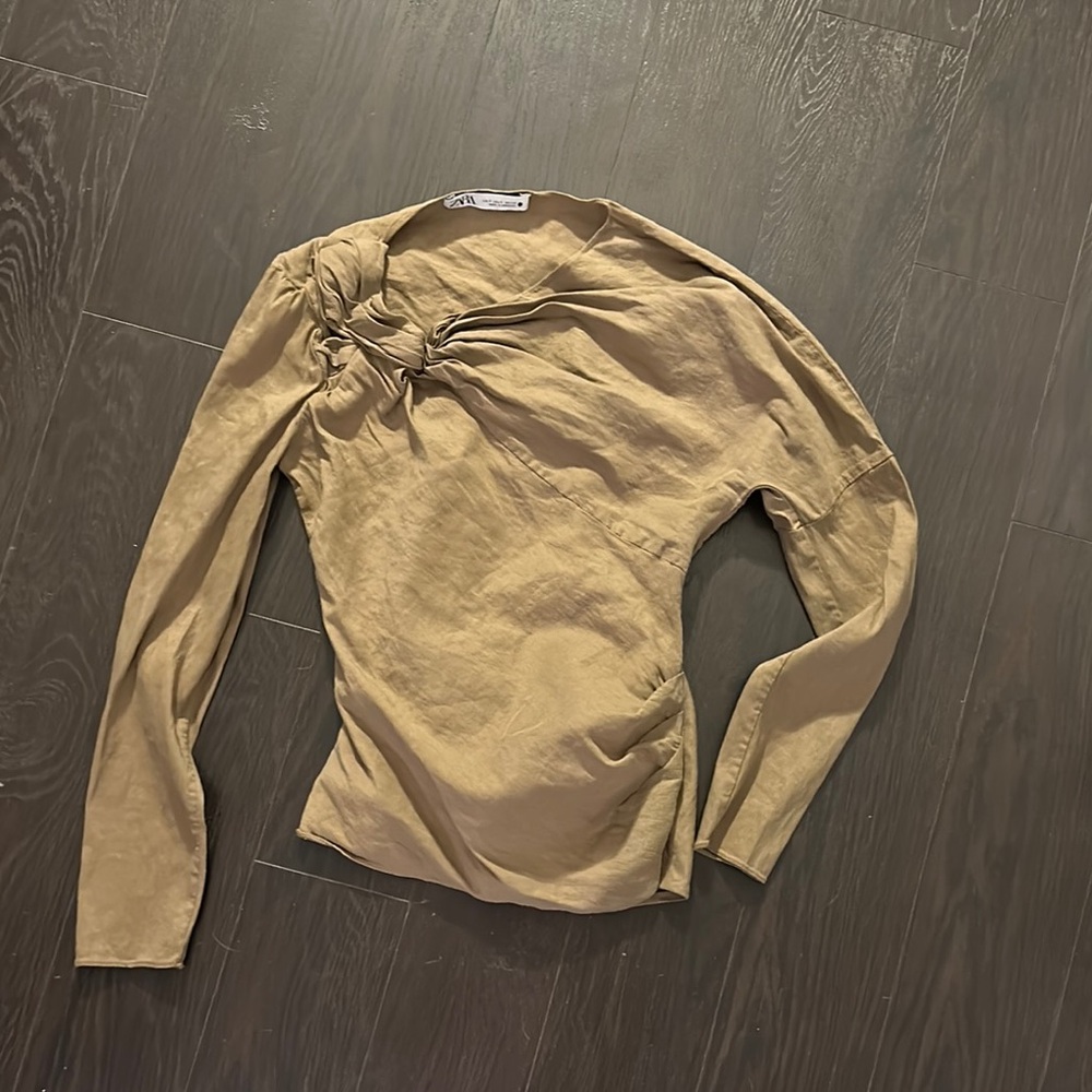 Elegant Tan Women's Top